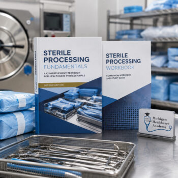 Textbook & Workbook Combo for Central Sterile Processing Technician Program